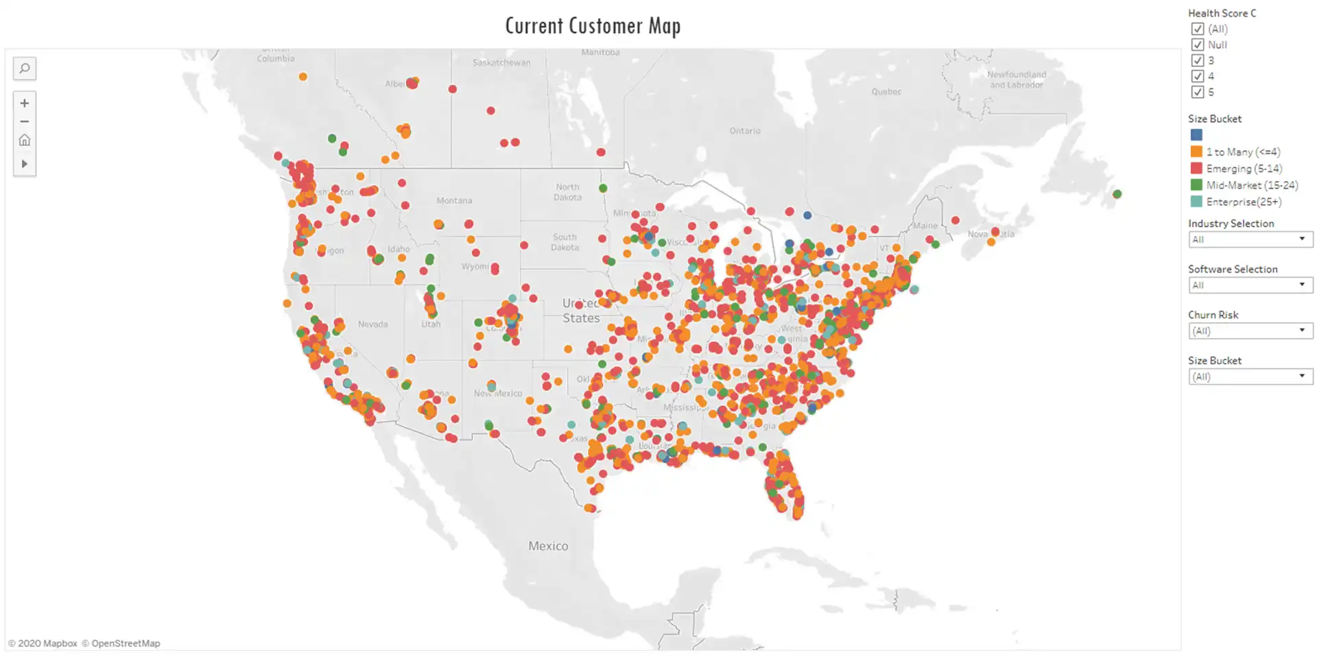 Geographic Customer Map